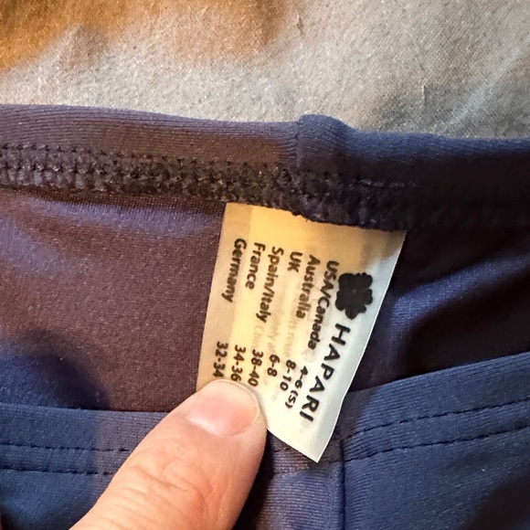 Hapari Navy Swim Shorts size Sm (4/6) - Picture 2 of 2